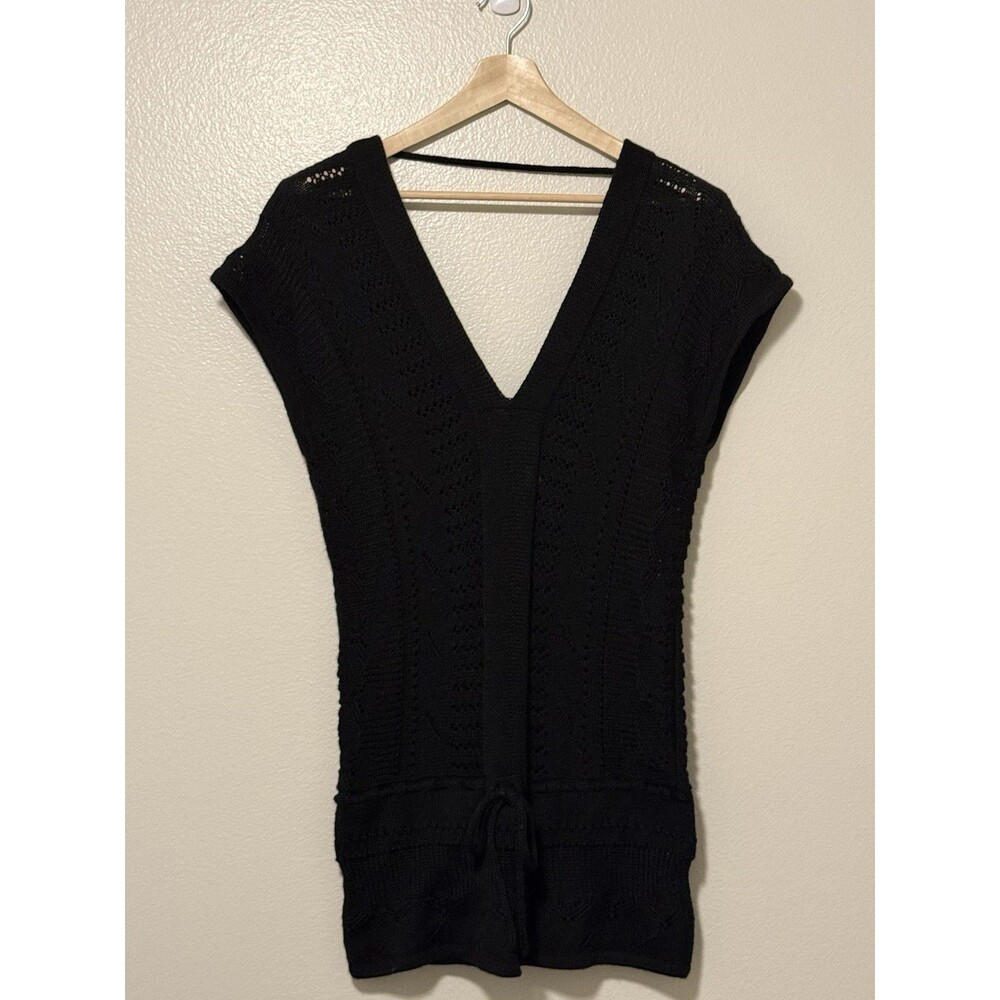 Alpaca Connection Womens Large V Neck Tunic Sleeveless Sweater 100% Baby Alpaca